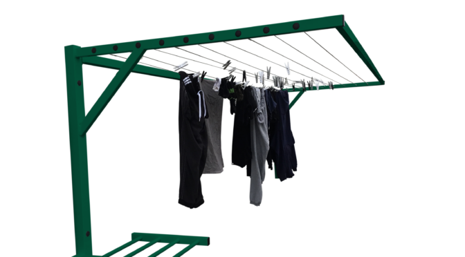 Sustainable Living Space with Aussie Hangouts Clotheslines